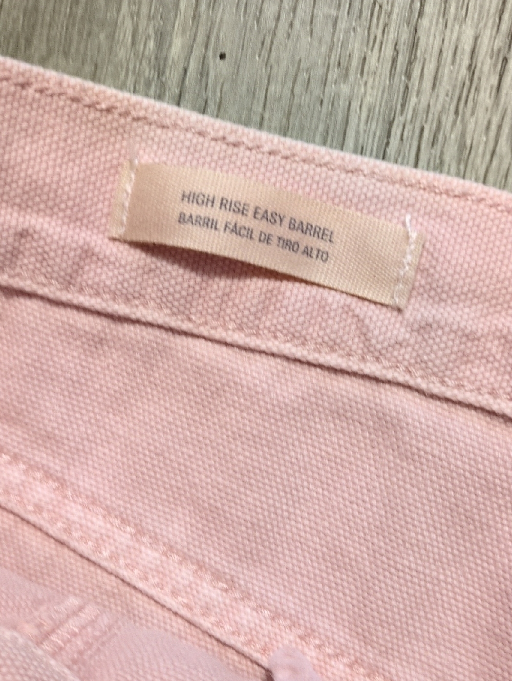 Universal Thread Pink High Rise Easy Barrel Leg Jeans Size 10 - Picture 6 of 11